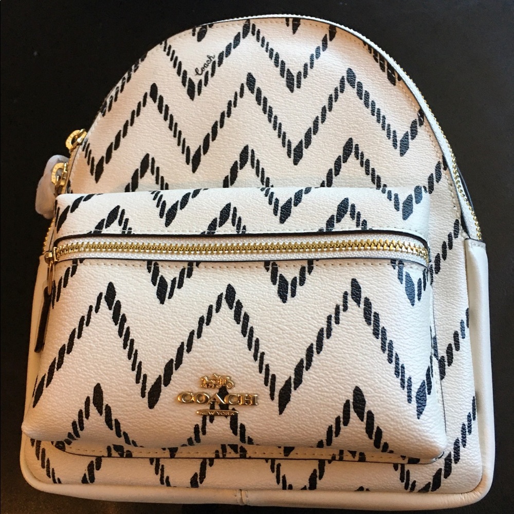 New Coach Chevron Medium Backpack 🎒